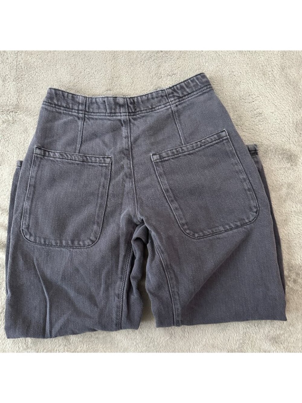 We The Free People Osaka Mid Rise Barrel Leg Pants 24 00 Gray Trousers - Picture 9 of 9